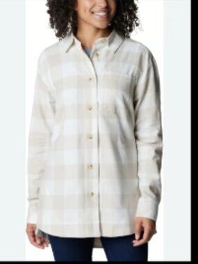 Columbia Holly Hideaway 100% Cotton Flannel Button Down